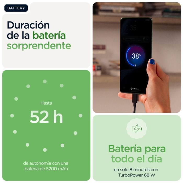 Smartphone Motorola PB7H0021ES 6,67" Octa Core 12 GB RAM 512 GB Verde 2