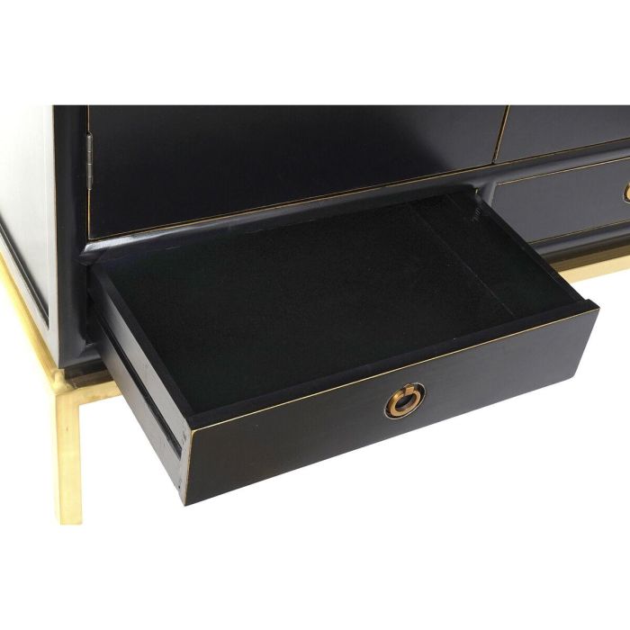 Armario Oriental DKD Home Decor Negro Dorado 50 x 175 x 120 cm 5 Armario Oriental DKD Home Decor Negro Dorado 50 x 175 x 120 cm 5
