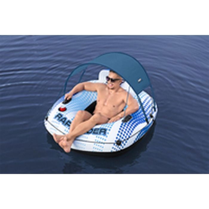 Bestway Rueda Hinchable con Asas Rapid Rider con Parasol D137 cm Playa y Piscina 43725 2