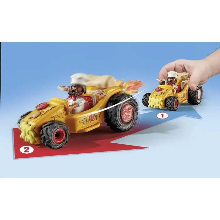 Playmobil Vehículo Racing Pizza Funstars 71634 Juguete Infantil 2