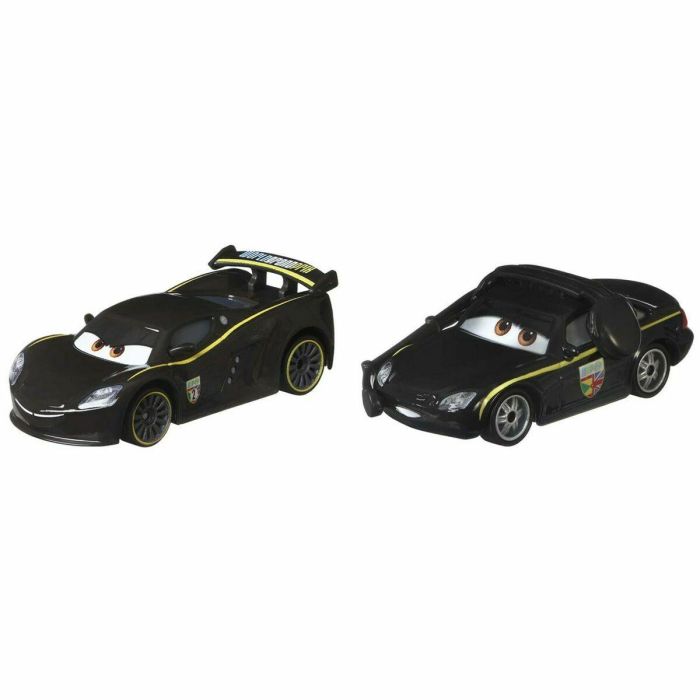 Cars Disney DXV99 Paquete de 2 Vehículos de Juguete, Modelo Aleatorio, Auto Pequeño, para Niños y Niñas de 3 Años en Adelante, Temática Disney Pixar Cars
