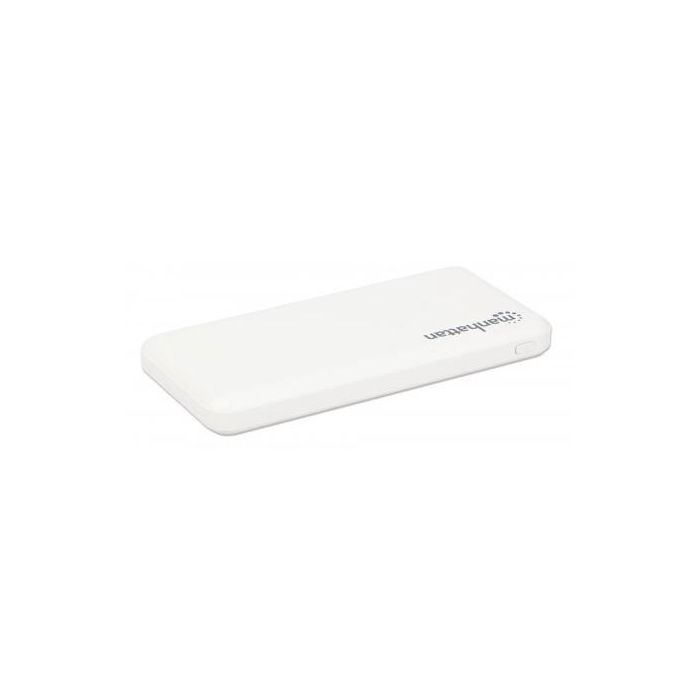 MANHATTAN Powerbank 10.000 mAh 2xUSB USB-C + Micro-USB weiß 4