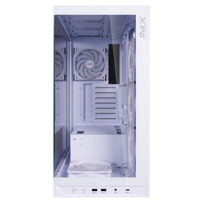 XPG Invader X BTF ATX Midi Tower Blanco con 5x120mm ARGB y USB C 7