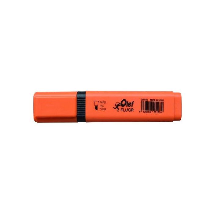 Marcador Fluor Olef Naranja 10 unidades