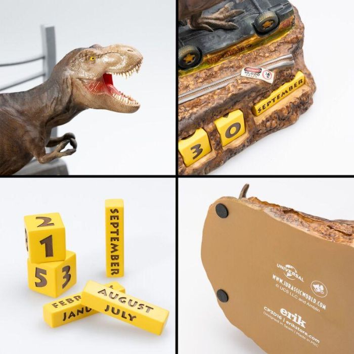 Calendario Perpetuo 3D Jurassic Park 3