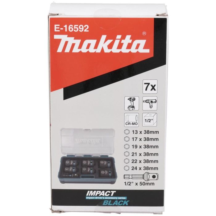 Makita Schlagnuss-Set 7tlg 1/2Im.Blk 4 Makita Schlagnuss-Set 7tlg 1/2Im.Blk 4