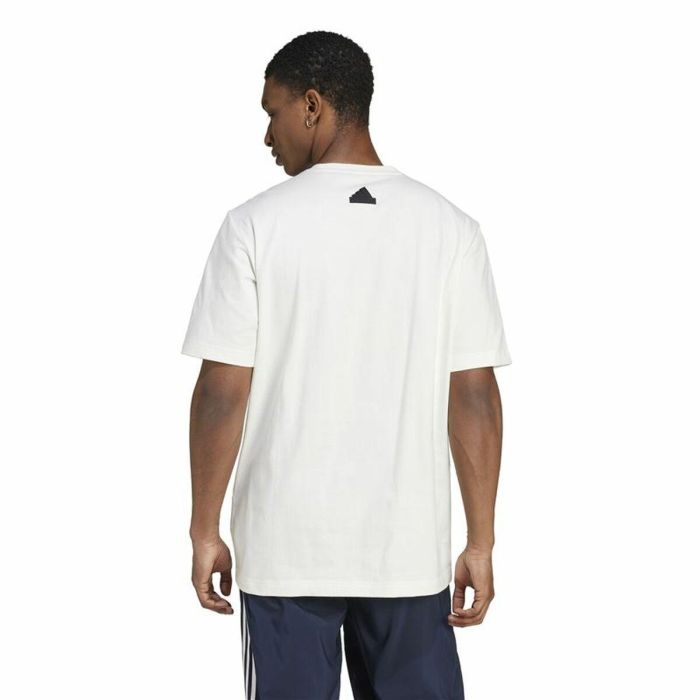 Camiseta de Manga Corta Hombre Adidas Future Icons Graphic Blanco 3