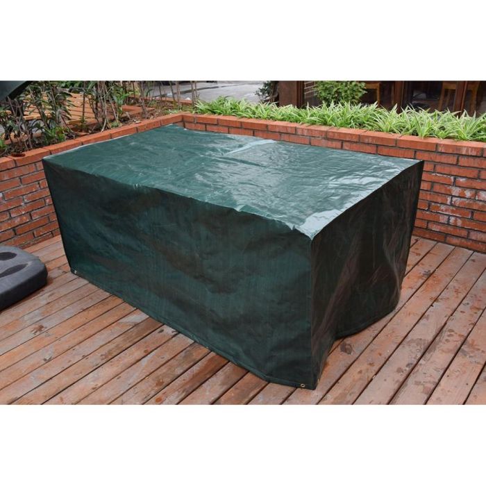 Altadex Funda de protección para mesa y sillas 143x225x90cm, poliéstes 240g/m², impermeable y transpirable, interior/exterior 3 Altadex Funda de protección para mesa y sillas 143x225x90cm, poliéstes 240g/m², impermeable y transpirable, interior/exterior 3