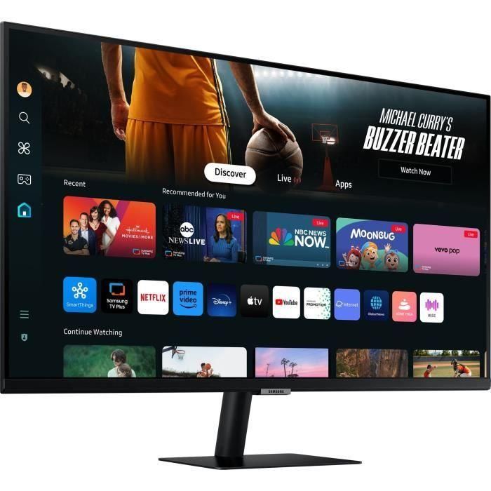 Monitor para PC - SAMSUNG - SMART MONITOR M7 DM700 - 32" UHD 4K - Panel VA - 60 Hz - HDR10 - USB-C 65 W - HDMI - Altavoces - Negro 1