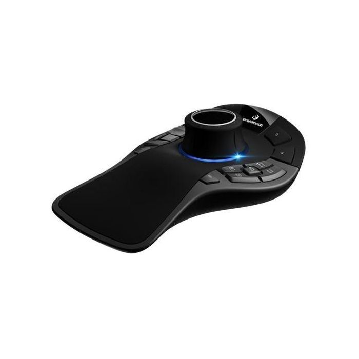 3Dconnexion SpaceMouse Pro Ratón 3D - 15 Botones - Negro/Gris - 3DX-700040