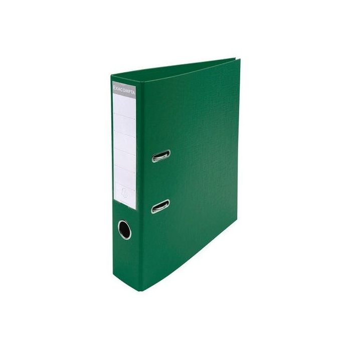 Archivador Palanca Exacompta Prem Touch Forrado Pvc Rado A4 70Mm Verde Oscuro
