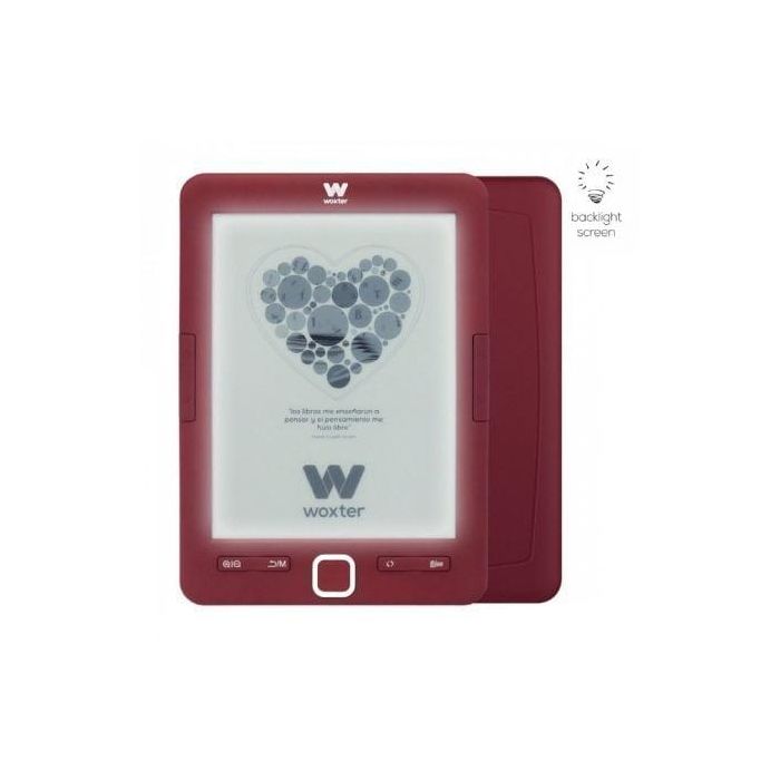 LECTOR DE LIBROS ELECTRÓNICO EBOOK WOXTER SCRIBA 195 PAPERLIGHT RED - 6"/15.24CM RETROILUMINADA - TINTA ELECTRÓNICA - RES 1024*758 - 4GB - BATERÍA 0 LECTOR DE LIBROS ELECTRÓNICO EBOOK WOXTER SCRIBA 195 PAPERLIGHT RED - 6"/15.24CM RETROILUMINADA - TINTA ELECTRÓNICA - RES 1024*758 - 4GB - BATERÍA 0