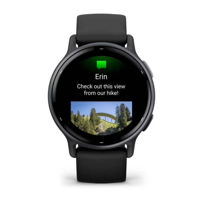 Garmin AAAAH39016 Reloj GPS Vivoactive 5, Smartwatch con WiFi, Pantalla 30.4mm (1.2"), Gris con Correa Negra 12