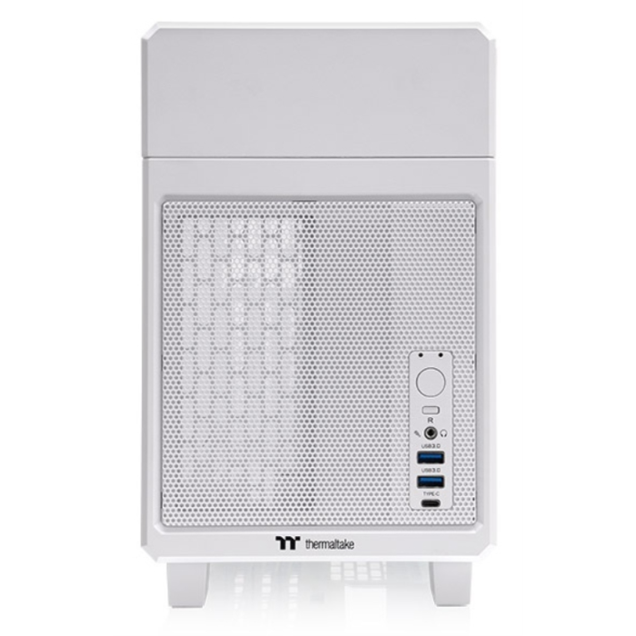 THERMALTAKE TR100 Mini Tower Blanco, Caja de PC, Factor de Forma: Mini Tower, Color Blanco