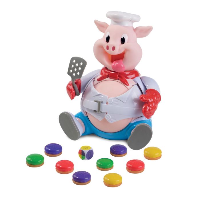 Bizak 64550084 Antón Zampón, juego de mesa de acción: hincha la barriga hasta que el cinturón explota, para niños +4 años 1