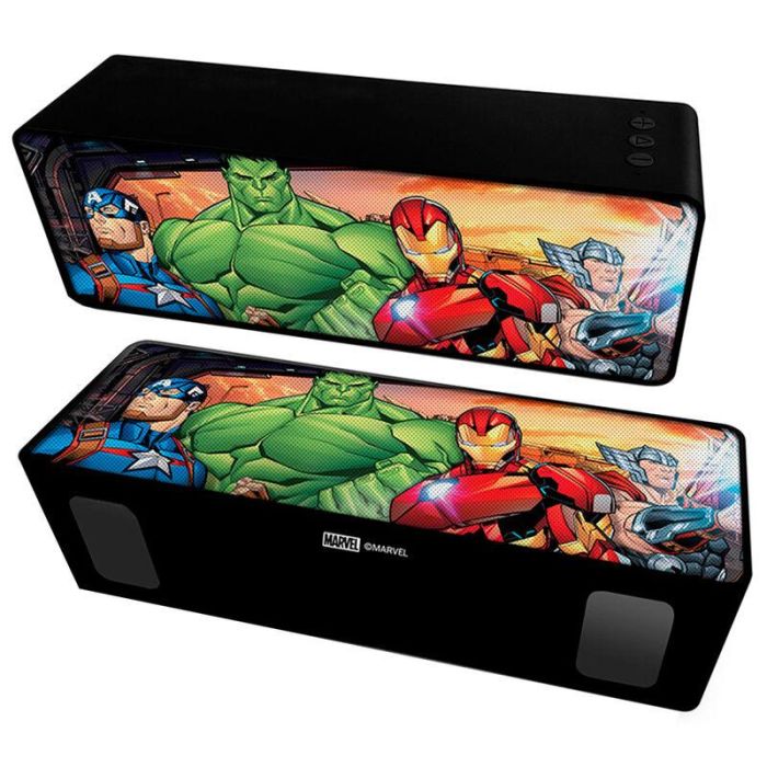 ERT GROUP Altavoz Portatil Inalambrico Vengadores Avengers Marvel 10W RMS 2.1 Estereo Bateria 2000 mAh Manos Libres 0 ERT GROUP Altavoz Portatil Inalambrico Vengadores Avengers Marvel 10W RMS 2.1 Estereo Bateria 2000 mAh Manos Libres 0