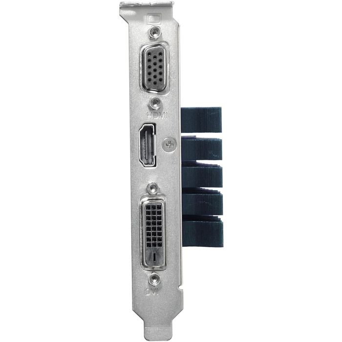 Asus 90YV0ALA-M0NA00 Tarjeta Gráfica GeForce GT 710 EVO 2GB GDDR5 Perfil Bajo, Refrigeración Pasiva 0dB, 3 Pantallas 2