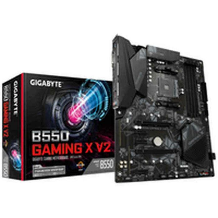 GIGABYTE Placa base B550 Gaming X V2 para AMD Ryzen 5000, DDR4, M.2 PCIe 4.0, ATX, LAN 1GbE, USB 3.2 Gen 2
