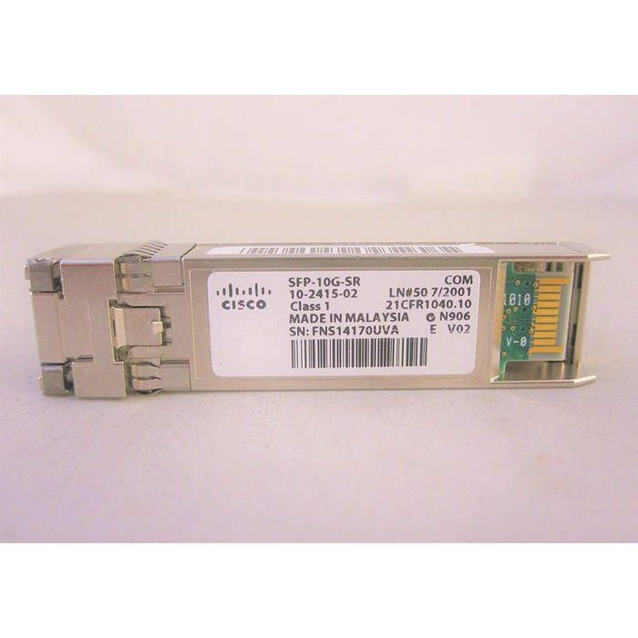 Cisco 10GBASE-SR SFP+ Transceptor Óptico 10 Gigabit Ethernet Módulo MMF, 850 nm, Conector LC Dúplex