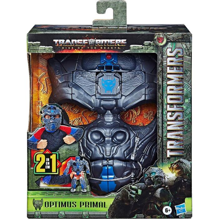 Hasbro HAS5010993941131 Optimus Primal Máscara y Figura Convertible 2 en 1, Transformers: Rise of the Beasts, 22.5 cm, +6 años 0 Hasbro HAS5010993941131 Optimus Primal Máscara y Figura Convertible 2 en 1, Transformers: Rise of the Beasts, 22.5 cm, +6 años 0