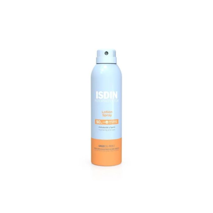 Isdin Fotoprotector Lotion Spray SPF50+ Corporal | Protección Solar Muy Alta UVA/UVB Hidratante Rápida Absorción 200 ml