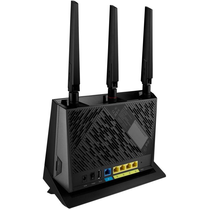 ASUS 4G-AC-86U Router Inalámbrico Doble Banda 4G / Wi-Fi 5 (802.11ac) Negro 4