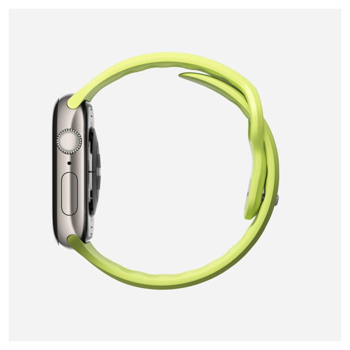 Nomad - Correa Tempo Band de Caucho para Apple Watch 41mm / 42mm, Verde Lumen, 18mm, Ajustable y Resistente al Agua 4