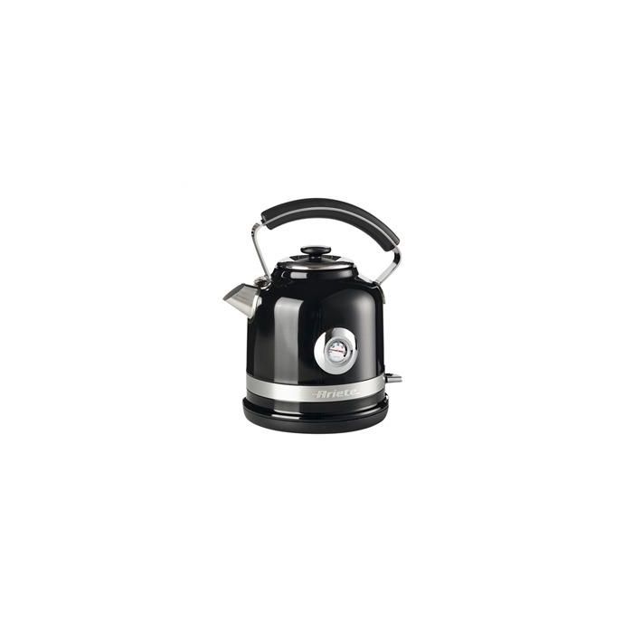 Ariete 2854/02 Hervidor Eléctrico Moderna Negro, Acero Inoxidable, 1.7 Litros, Base Inalámbrica 360° Ariete 2854/02 Hervidor Eléctrico Moderna Negro, Acero Inoxidable, 1.7 Litros, Base Inalámbrica 360°