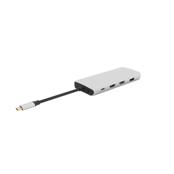 eSTUFF Hub móvil USB-C 12 en 1 triple pantalla para PC y tabletas - Dock multipuerto con HDMI 4K, VGA, PD 100W y Ethernet 2 eSTUFF Hub móvil USB-C 12 en 1 triple pantalla para PC y tabletas - Dock multipuerto con HDMI 4K, VGA, PD 100W y Ethernet 2