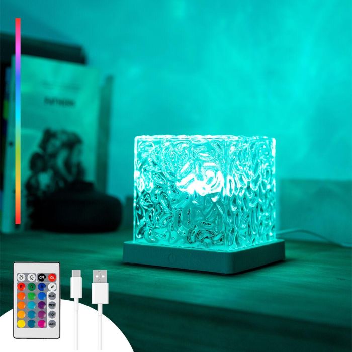 Proyector LED de Auroras Boreales Recargable Boralamp InnovaGoods Proyector LED de Auroras Boreales Recargable Boralamp InnovaGoods