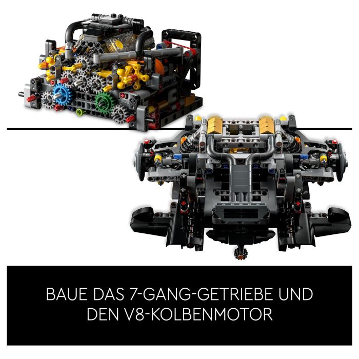 Lego 42172 McLaren P1 - Kit de Modelo de Hiperdeportivo para Adultos Entusiastas de Vehículos 29