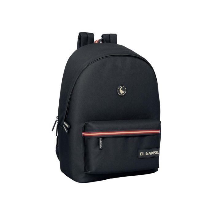 Safta Mochila Doble Para Portátil 15,6"+Usb 24,55 L El Ganso Basics "Negro"