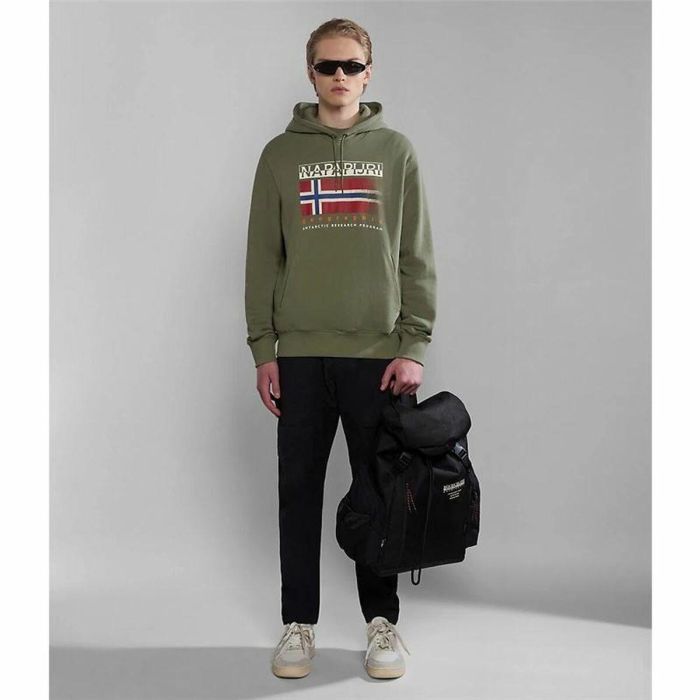 Sudadera con Capucha Niño Napapijri B-Kreis H Verde oscuro 3 Sudadera con Capucha Niño Napapijri B-Kreis H Verde oscuro 3