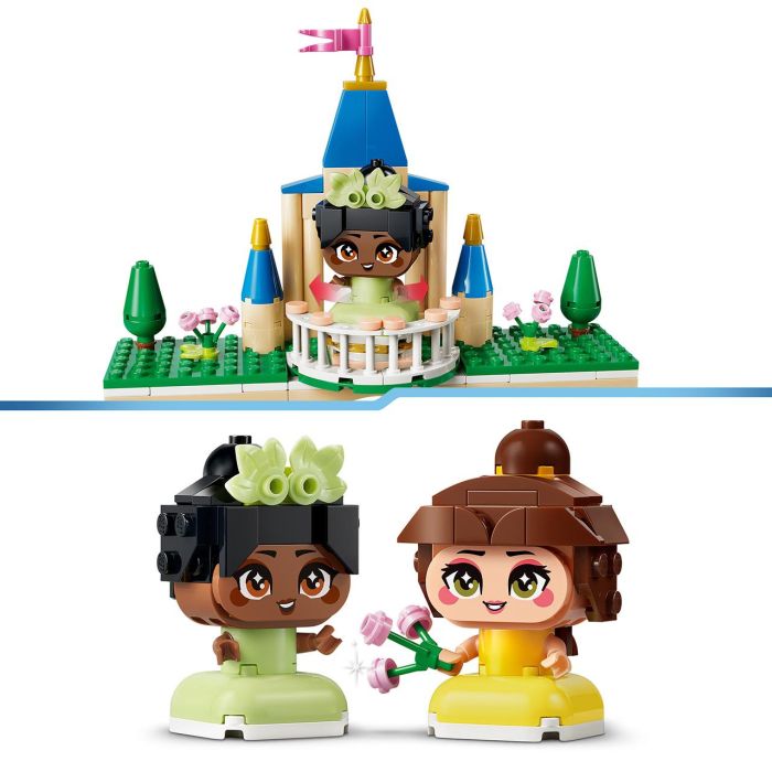 Lego Disney Princess Mini Bella y Tiana con Castillo 43291 | Set de construcción para niños +5 años con 358 piezas 5