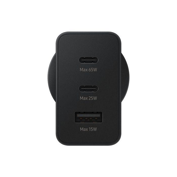 Samsung Cargador de Pared 65W Triple 2 USB-C + 1 USB Negro EP-T6530NBEGEU 14