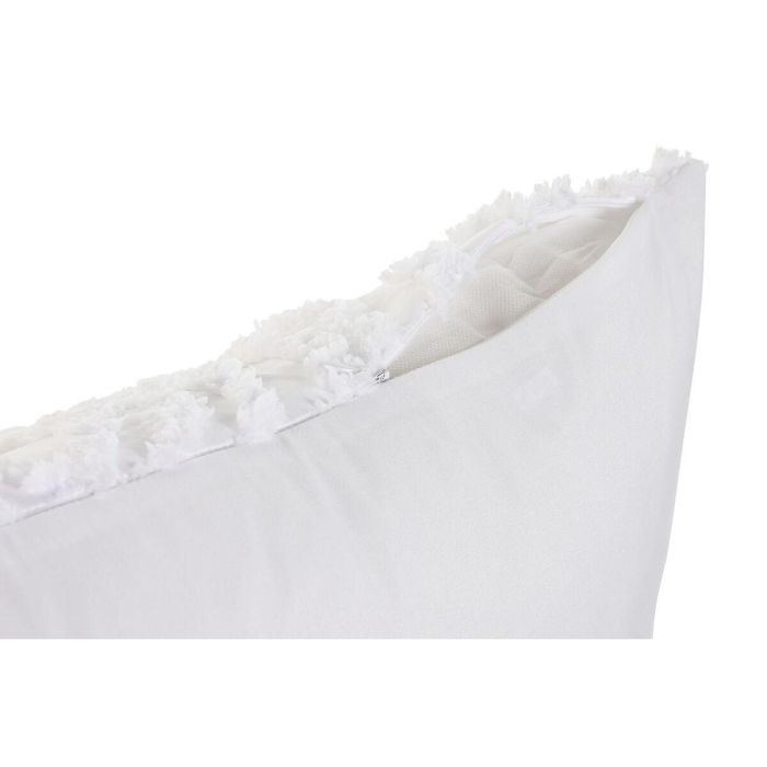 Cojin Boho DKD Home Decor Blanco 45 x 45 cm 1