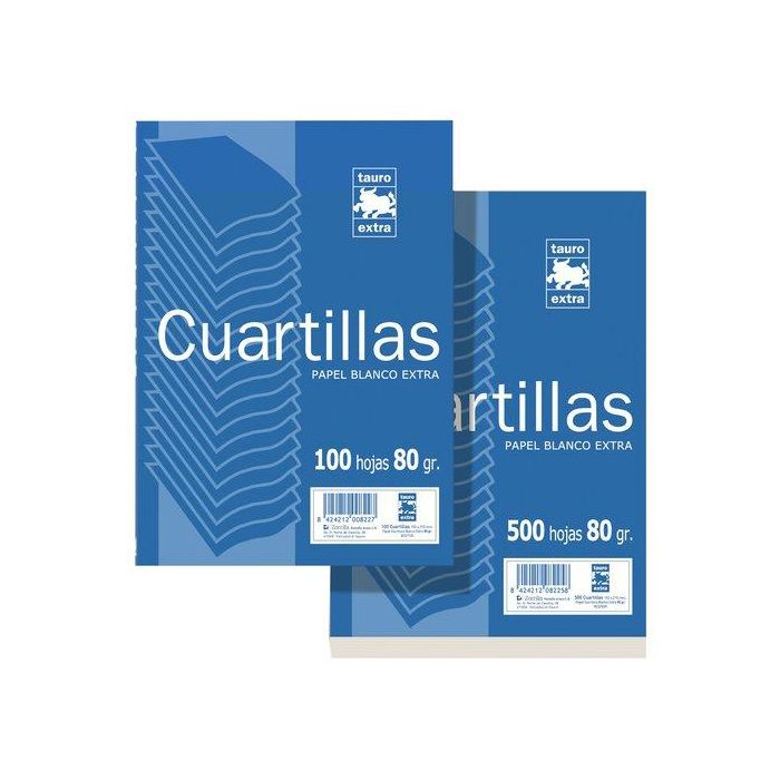 Papel 4º Zorrilla 80G 100H Liso (Cuartilla)