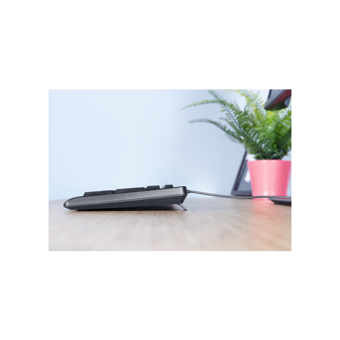 Trust Primo Teclado USB QWERTY Español Negro Resistente a Derrames con Ratón Incluido - 23972 9