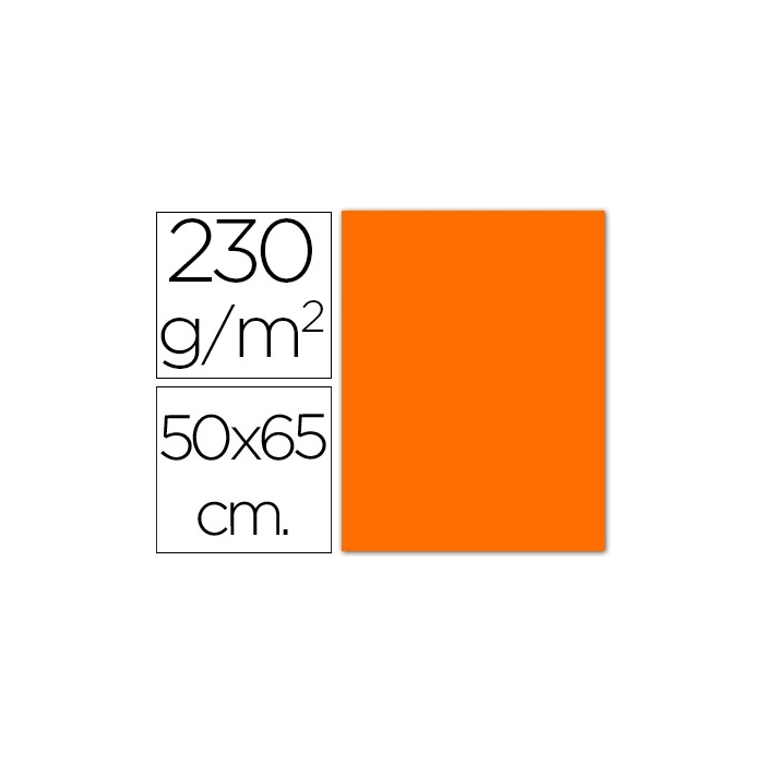 Sadipal Cartulina fluorescente naranja fluor 50x65 cm 230 gr 0 Sadipal Cartulina fluorescente naranja fluor 50x65 cm 230 gr 0