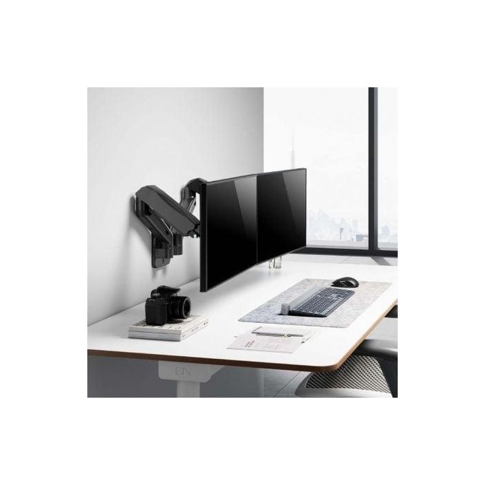 AISENS - SOPORTE DE PARED PRO CONTRAPESO GIRATORIO E INCLINABLE PARA MONITOR/TV 9KG (3 PIVOTES, 2 BRAZOS) DE 17-32, NEGRO 4 AISENS - SOPORTE DE PARED PRO CONTRAPESO GIRATORIO E INCLINABLE PARA MONITOR/TV 9KG (3 PIVOTES, 2 BRAZOS) DE 17-32, NEGRO 4