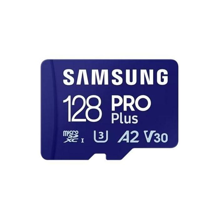 Tarjeta de Memoria Samsung PRO Plus 2023 128GB microSD XC/ Clase 10/ 180MBs Tarjeta de Memoria Samsung PRO Plus 2023 128GB microSD XC/ Clase 10/ 180MBs