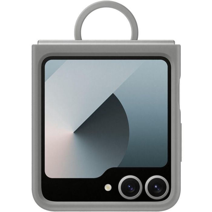SAMSUNG Funda de Silicona con Anillo para Galaxy Z Flip6 Gris 0 SAMSUNG Funda de Silicona con Anillo para Galaxy Z Flip6 Gris 0