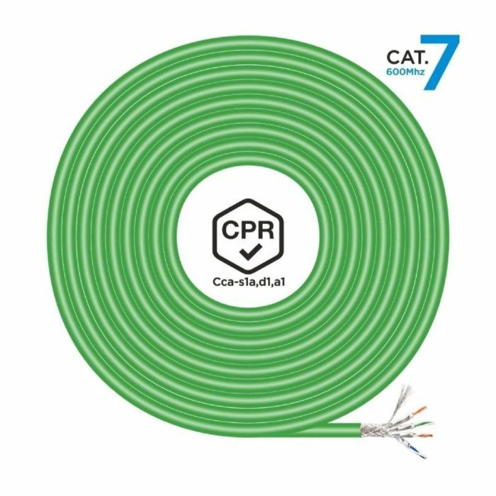 AISENS A146-0668 Cable de Red Ethernet Cat7 S/FTP LSZH Verde 500m, 10 Gigabit/s, 600MHz, AWG23, CPR Cca, PoE, Bobina para Instalación 2 AISENS A146-0668 Cable de Red Ethernet Cat7 S/FTP LSZH Verde 500m, 10 Gigabit/s, 600MHz, AWG23, CPR Cca, PoE, Bobina para Instalación 2