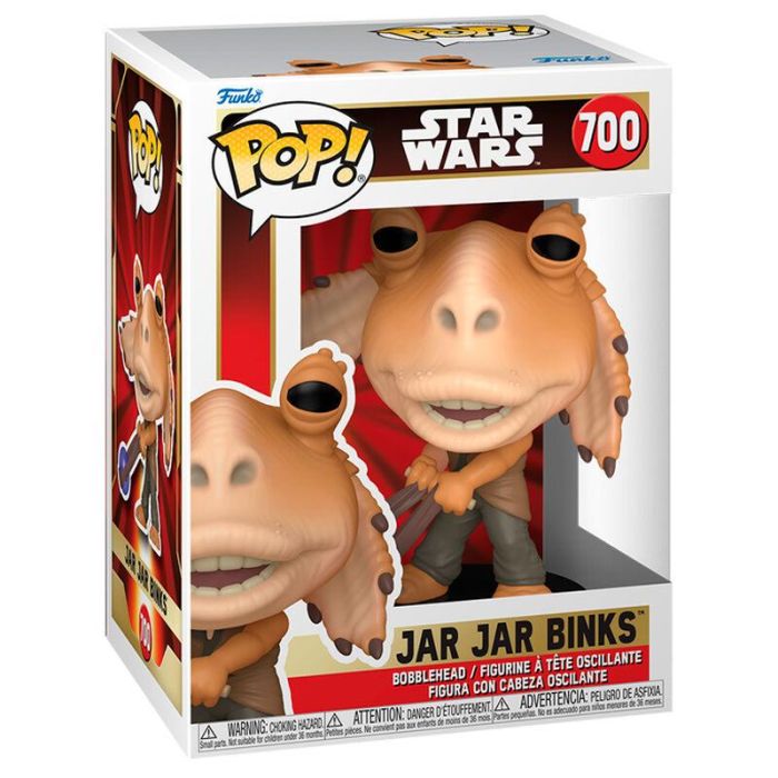 Funko Pop Star Wars Jar Jar Binks - Figura de vinilo 9 cm 1 Funko Pop Star Wars Jar Jar Binks - Figura de vinilo 9 cm 1