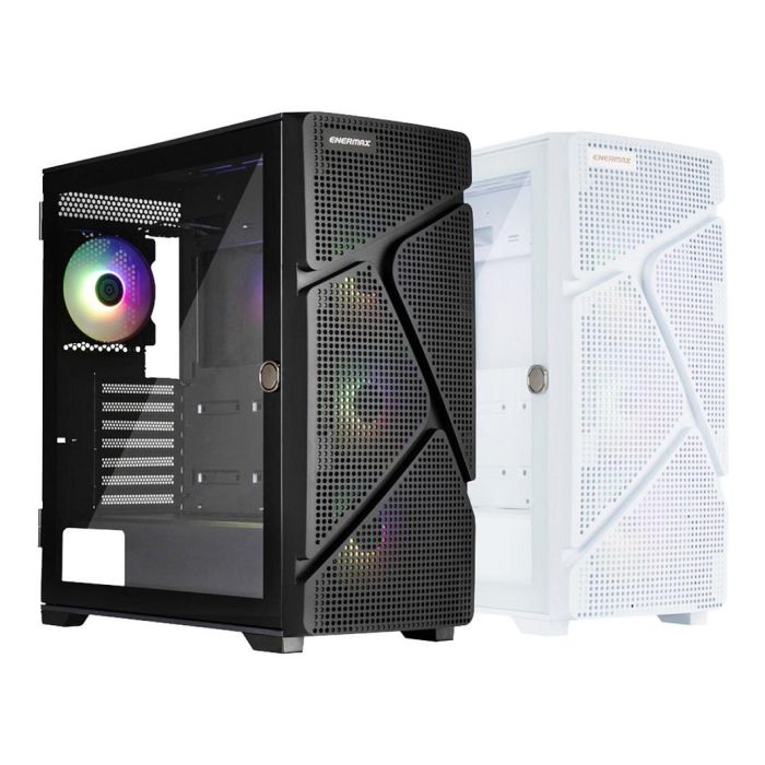 Enermax Caja PC MarbleShell MS31 ARGB White Vidrio Templado ATX EATX Micro ATX Mini-ITX 1