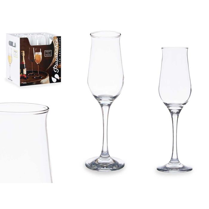 Copa Champan Wavy 190 Ml Pasabahce 6X22CM (24 Unidades) Copa Champan Wavy 190 Ml Pasabahce 6X22CM (24 Unidades)