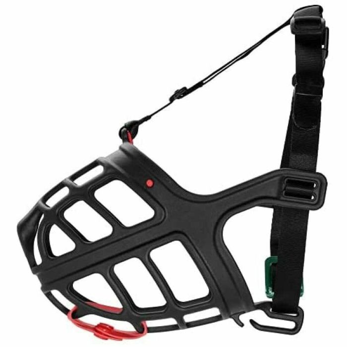 Hunter Bozal Albury 4, Medidas Máx. Hocico 7cm Contorno 25cm Cuello 69cm, Protección Integrada Anti Veneno, Negro Hunter Bozal Albury 4, Medidas Máx. Hocico 7cm Contorno 25cm Cuello 69cm, Protección Integrada Anti Veneno, Negro