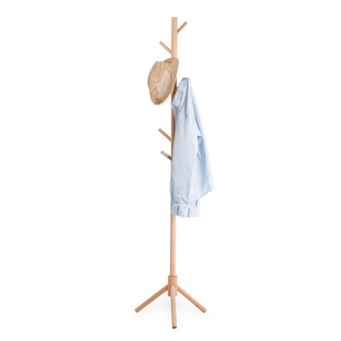 Perchero de madera de haya natural 175 cm - Confortime (6 Unidades) 5 Perchero de madera de haya natural 175 cm - Confortime (6 Unidades) 5