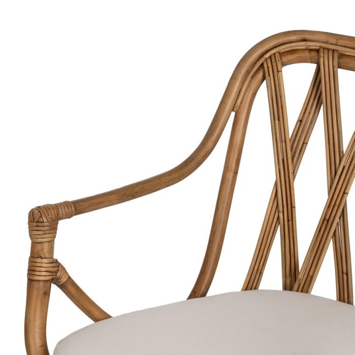 Sillón Natural Ratán Decoración 62 X 55 X 83 cm