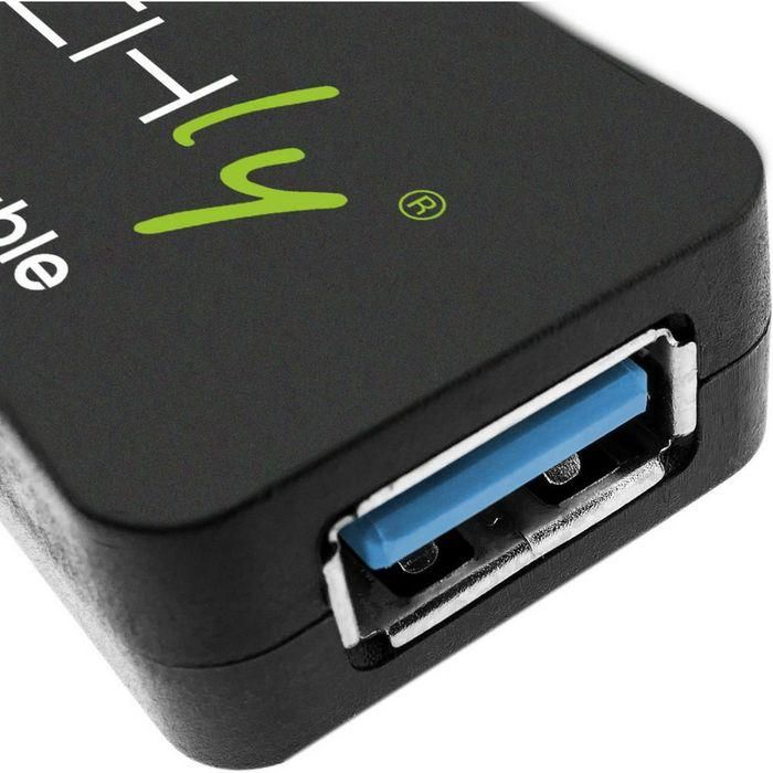 Techly Cable Extensor USB 3.2 SuperSpeed+ 10m Negro Señal Extender, Transfiere Datos hasta 5 Gbps 1